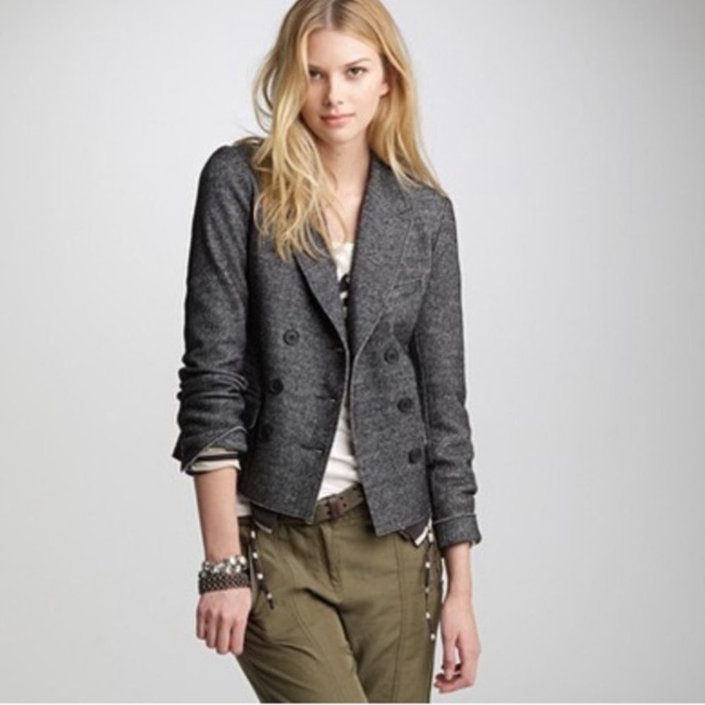 J.Crew double breasted blazer with pockets.